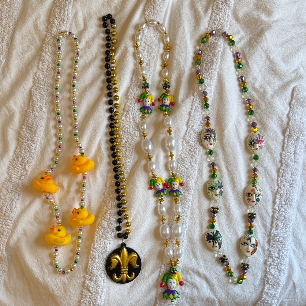 Mardi Gras Beads - Unique Charms 2019